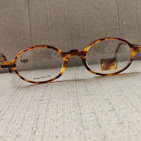 Marvel Classic Women Eyeglasses Frame Brown Tortoise Eyewear Glasses Made France - Picture 2 of 12